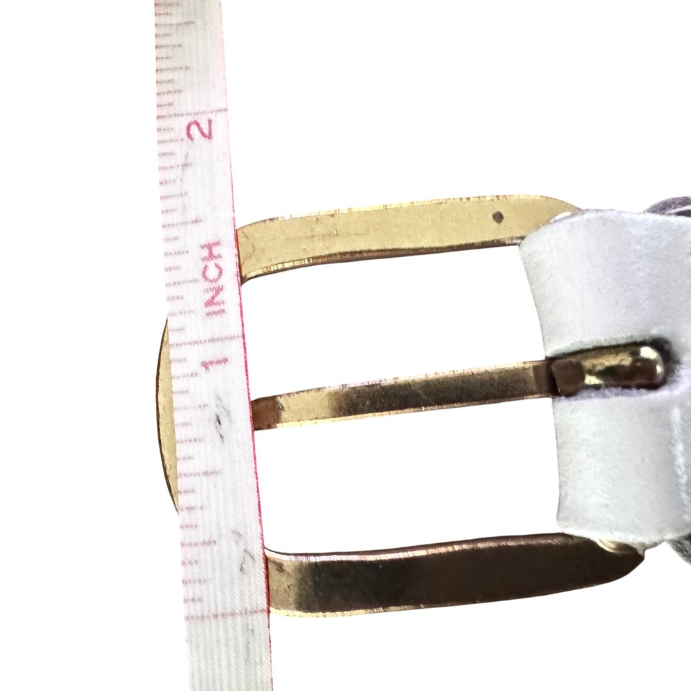 Argentina Capezio Braided Belt Colorful Woven Leather Belt‎ Gold tone Buckle ML - Picture 4 of 12